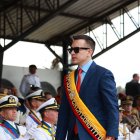 El presidente de la República, Daniel Noboa, participó de la ceremonia de ascensos honoríficos de los comandantes generales de las Fuerzas Terrestres, Naval y Aérea.