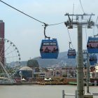 La Aerovía conecta mediante transporte suspendido a Guayaquil con Durán.