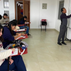 En Carapungo, en el norte de Quito, en el preuniversitario CAP-U, bachilleres se preparan para rendir exámenes de ingreso a las universidades.