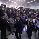 El presidente de la Asamblea Nacional, el oficialista Niels Olsen.