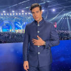 Danilo Carrera durante los ensayos de la gala final de Miss Universo 2025.