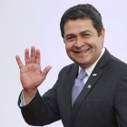 Fotografía de archivo del presidente de Honduras, Juan Orlando Hernández.