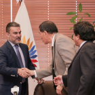 José Serrano en su rol de presidente de la Asamblea Nacional, el 18 de enero de 2018