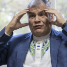 Correa reaccionó a las declaraciones de Marcela Aguiñaga sobre su futuro político.