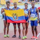 Ecuador consiguió el primer Oro de la modalidad de relevos 4x100 en los Juegos Bolivarianos 2025.
