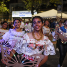 En la mascarada nocturna, uno de los eventos desarrollados en las fiestas de fundación de Quito, en diciembre 2025