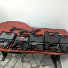 Las armas estaban dentro de un armario en el departamento.