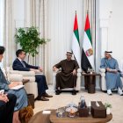 El presidente Daniel Noboa mantuvo reunión de alto nivel en Emiratos Árabes Unidos.