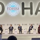 Ministros de Europa y Medio Oriente debaten en el foro de Doha.