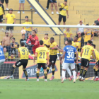 Barcelona empata el encuentro ante Católica.