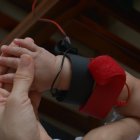 En la Fundación realizan la prueba para determinar si la persona tiene fibrosis quística pulmonar.