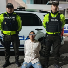 El detenido fue trasladado por la Policía tras ser señalado como el principal sospechoso de la agresión.
