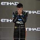 El piloto de McLaren Lando Norris durante el GP de Abu Dabi, Emiratos Árabes.