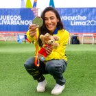 La patinadora ecuatoriana Gabriela Vargas destacó en los Juegos Bolivarianos 2025.