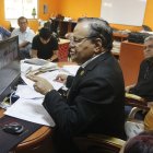 Momento en que la jueza Cruz Torres da la sentencia y el abogado Jorge Itúrburu apela oralmente.