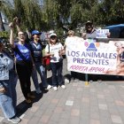 Colectivos realizron un plantón este 9 de diciembre en la Plaza Grande.