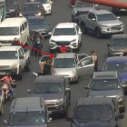 Los sospechosos fueron capturados minutos después del robo.