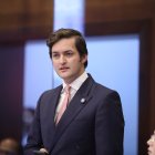 El asambleísta del movimiento ADN, Esteban Torres, en el Pleno legislativo.