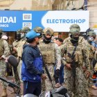 Militares en control de espacio público