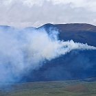 Fuerte cortina de humo se observa sobre el Parque Nacional Antisana.