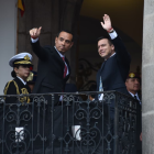 José Jerí y Daniel Noboa se reunieron en Quito.