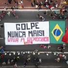 Manifestación contra el proyecto de ley conocido como "PL de la Dosimetría" y contra la amnistía al expresidente de Brasil Jair Bolsonaro este domingo, en Sao Paulo (Brasil)