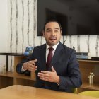 El asambleísta y jefe de bloque del correísmo, Juan Andrés González.