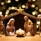 Decoración navideña y espíritu de fe durante los nueve días de la Novena de Navidad.