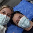 Carlos Luis Andrade junto a su esposa, Gaby Díaz