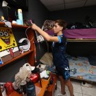 Christopher Paredes, seleccionado de patinaje, vive en la concentrado que la federación tiene en el COE.