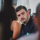 El alcalde de Guayaquil, Aquiles Álvarez, durante una sesión del Concejo Cantonal.