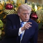 El presidente de Estados Unidos, Donald Trump, en el Salón Este de la Casa Blanca en Washington, DC, EE.UU., el 16 de diciembre de 2025.