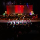 Presentación por Navidad en las instalaciones del Teatro Sánchez Aguilar.