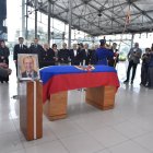El féretro del expresidente, Rodrigo Borja, llegó este 19 de diciembre de 2025 al Palacio de Cristal del Itchimbía, en Quito.