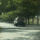 Un tanquero en Mocolí.