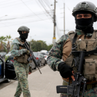 Militares desplegados en Durán, durante operativo del Bloque de Seguridad liderado por el presidente Noboa el 1 de agosto de 2024.