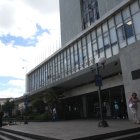 Fachada de la sede del Banco Central, en Quito.