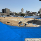 La ministra Gilda Alcívar recorrió la pista “Víctor Emilio Estrada Ycaza” para verificar avances en su construcción