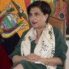 La ministra de Relaciones Exteriores y Movilidad Humana, Gabriela Sommerfeld.