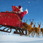 Las personas pueden seguir la ruta de Papá Noel en tiempo real.