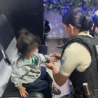 La Policía Nacional rescata a niña en situación de abandono en San Juan de Cumbayá.