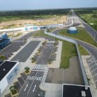 Centro Binacional de Atención Fronteriza (CEBAF) de Huaquillas, único paso habilitado en la frontera sur con Perú.