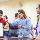 La vicepresidenta de Ecuador, María José Pinto.