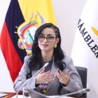 Viviana Veloz, asambleísta de la Revolución Ciudadana, impulsa procesos de fiscalización desde la Asamblea Nacional.