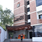 En la avenida Polonia y Vancouver, norte de Quito, queda la sede de la Izquierda Democrática.