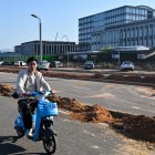 Compañía. La nueva sede del China Rare Earth Group en construcción en Ganzhou, en la provincia de Jiangxi, al este de China.