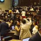 Legislación. El bloque de ADN cuenta con 68 legisladores propios por lo que necesita de los aliados para completar los 77 votos que exige la mayoría absoluta para aprobar las leyes en l Pleno.