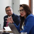 Nathy Morillo, ministra de Gobierno, lideró la conversaciones sobre el control del tránsito en zonas fronterizas.