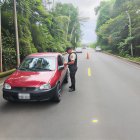 Policías realizan operativos de control en la frontera norte para reforzar la seguridad en zonas estratégicas.