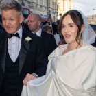Gordon Ramsay junto a su hija Holly en la Abadía de Bath